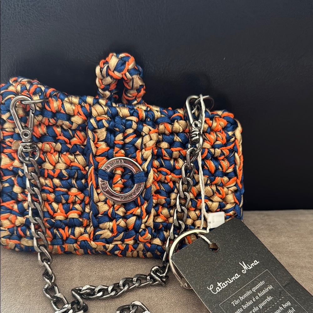 Multicolor Woven Bag